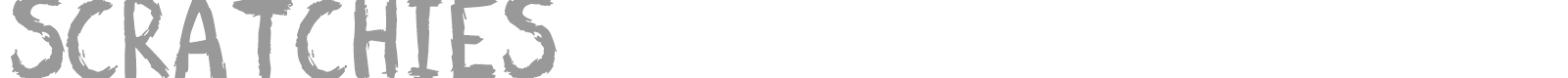Scratchies font preview