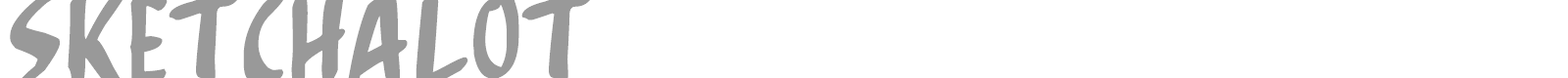 Sketchalot font preview