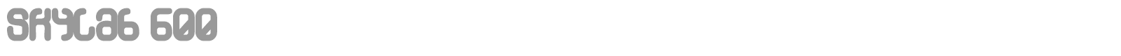 Skylab 600 font preview