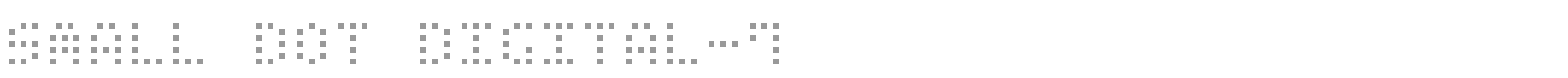Small Dot Digital 7 font preview
