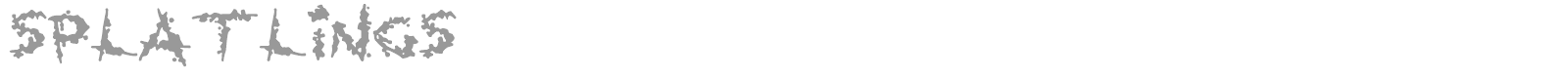 Splatlings font preview