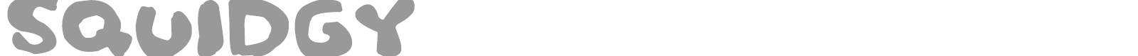 Squidgy font preview