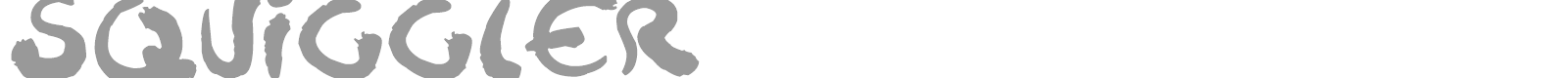 Squiggler font preview