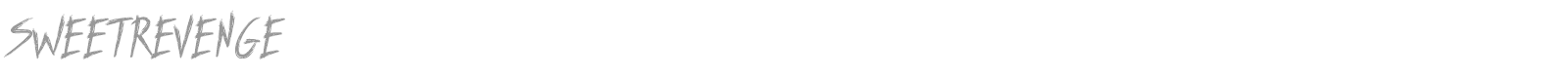 Sweet Revenge font preview