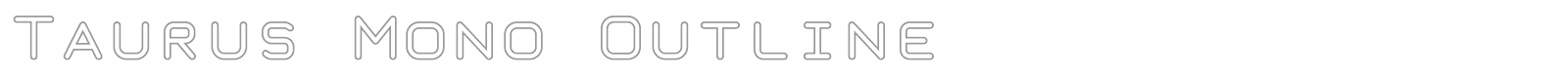 Taurus Mono font preview