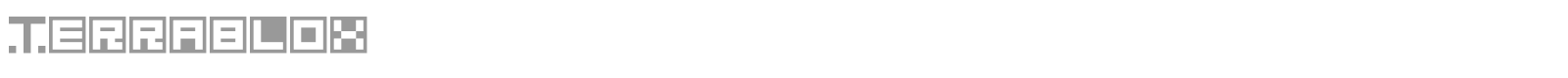 Terrablox font preview