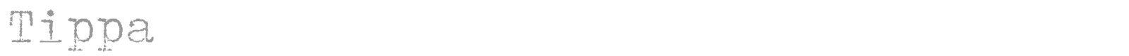 Tippa font preview