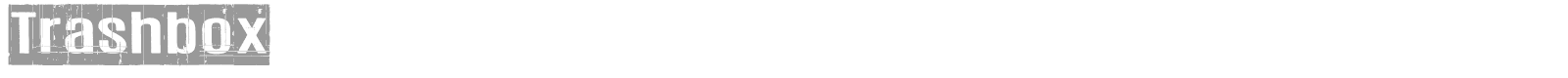 Trashbox font preview