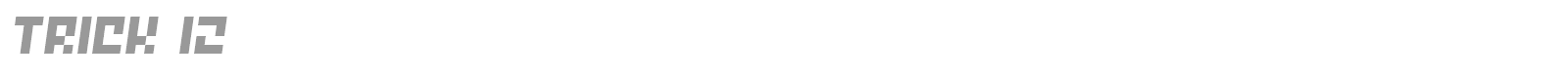 Trick font preview