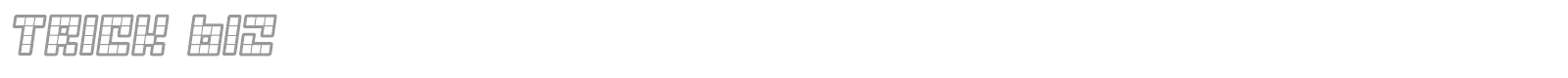 Trick font preview