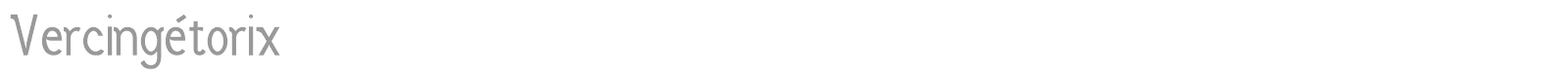 Vercingetorix font preview
