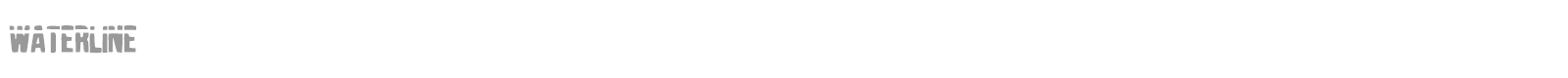 Waterline font preview