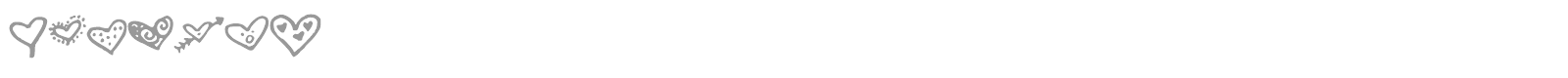 MW Heart font preview