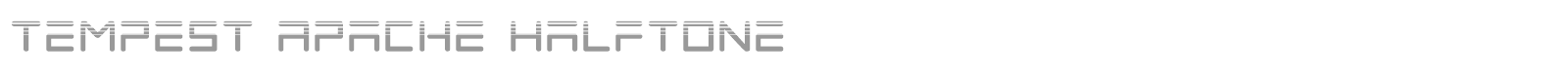 Tempest Apache font preview