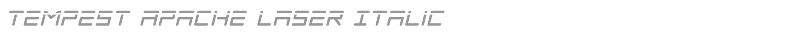 Tempest Apache font preview