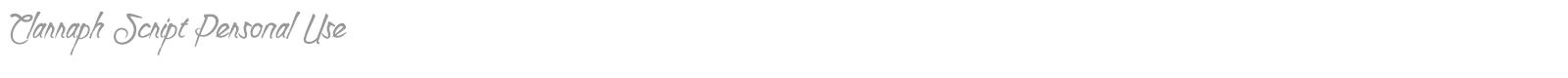 Clarraph Script font preview