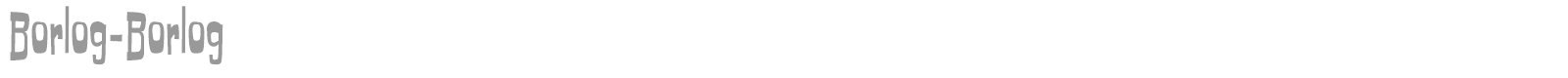 Borlog Borlog font preview