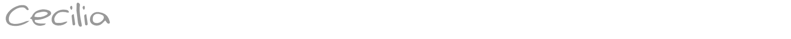 Cecilia font preview