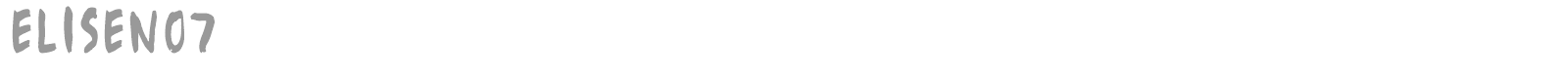Elise No7 font preview