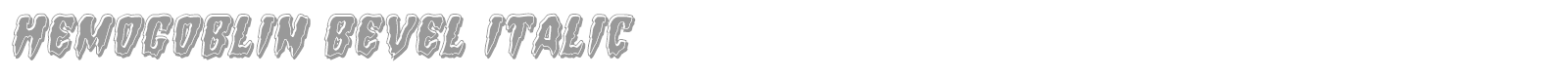 Hemogoblin font preview