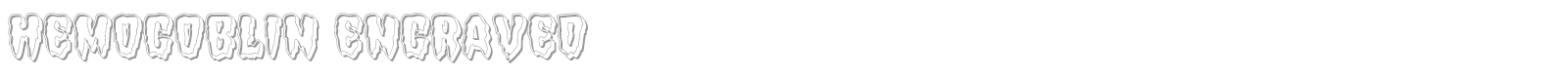 Hemogoblin font preview