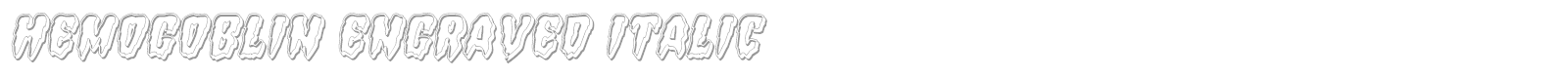 Hemogoblin font preview