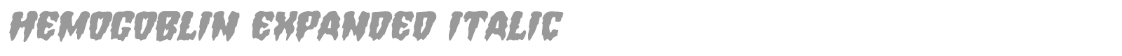 Hemogoblin font preview
