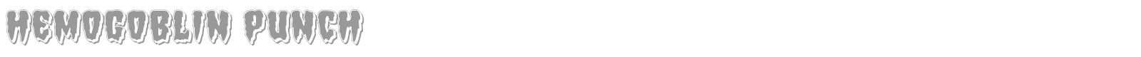Hemogoblin font preview