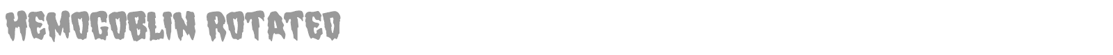 Hemogoblin font preview