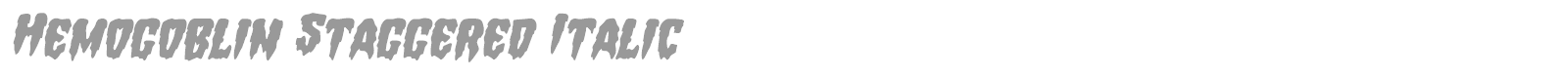 Hemogoblin font preview