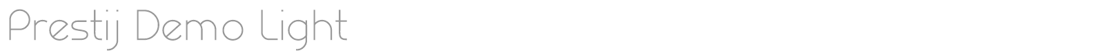 Prestij font preview