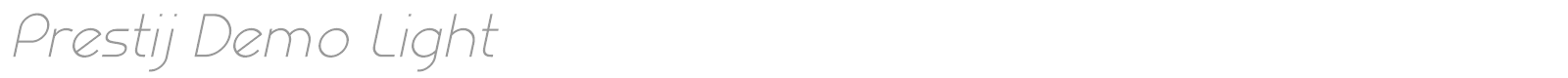 Prestij font preview