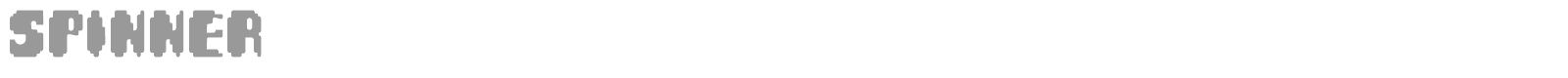 Spinner font preview