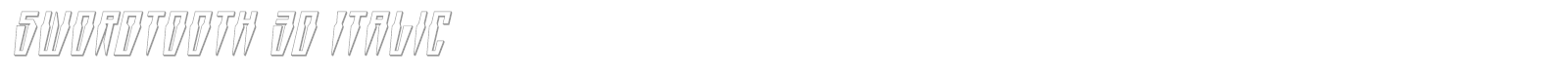 Swordtooth font preview