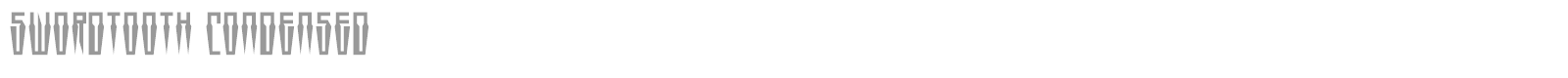 Swordtooth font preview