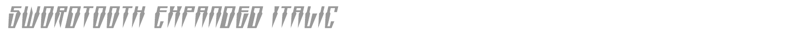 Swordtooth font preview