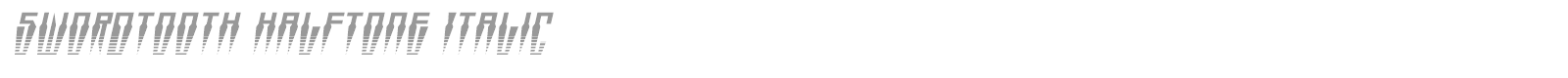 Swordtooth font preview