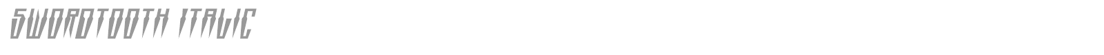 Swordtooth font preview