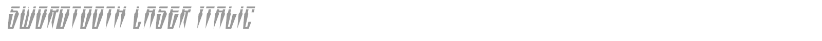 Swordtooth font preview