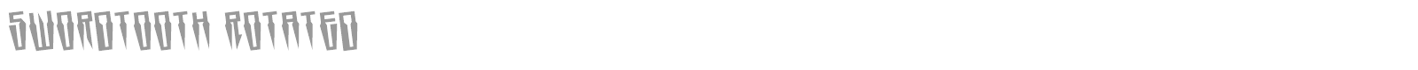 Swordtooth font preview