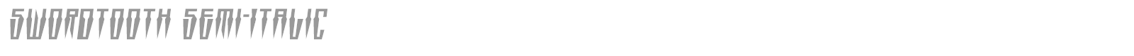Swordtooth font preview