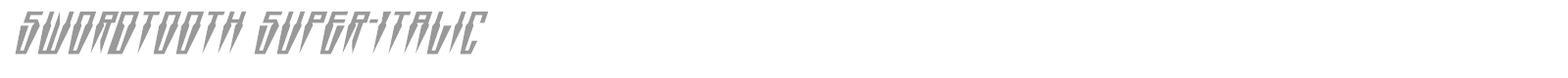 Swordtooth font preview