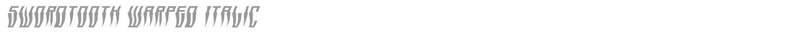 Swordtooth font preview