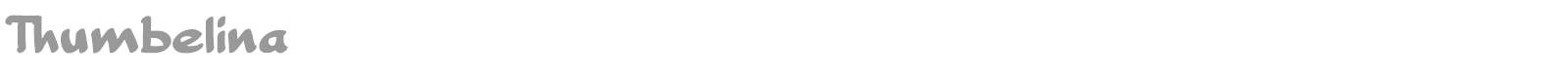 Thumbelina font preview