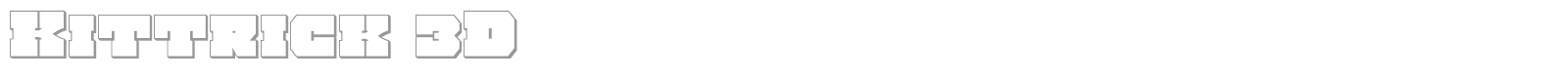 Kittrick font preview