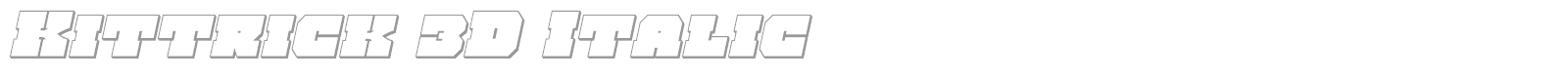 Kittrick font preview