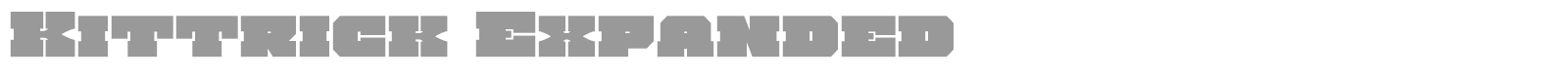 Kittrick font preview