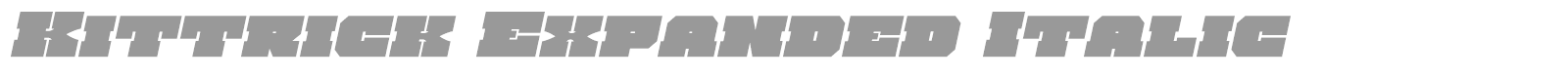 Kittrick font preview