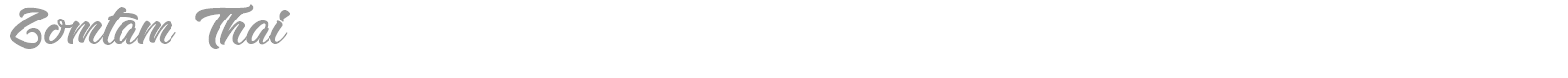 Zomtam Thai font preview