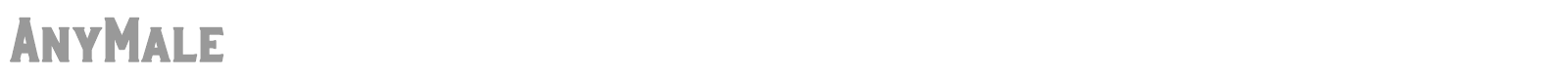 Any Male font preview